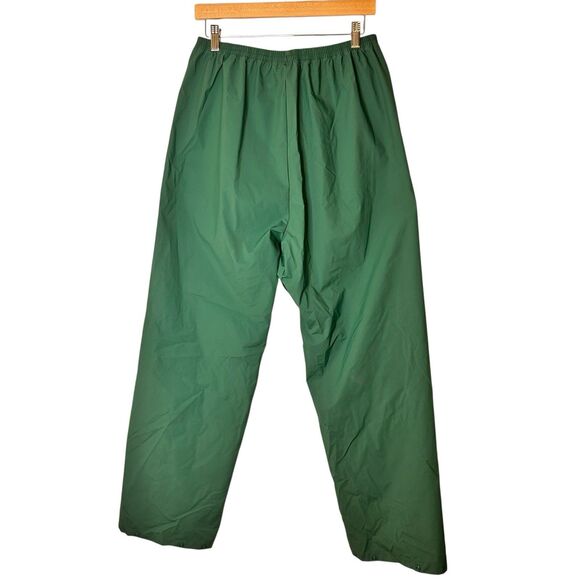 Columbia Men's LARGE Rain Pants Forest Green PVC Fishing Hiking Outdoor Water - Picture 4 of 10